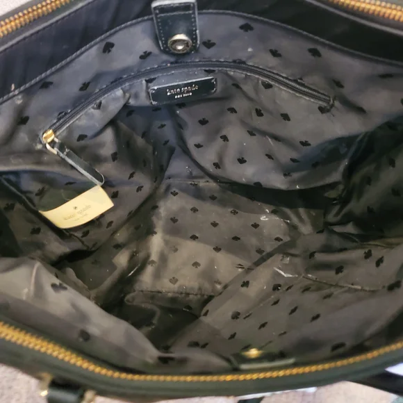 Kate Spade Black Nylon Tote with Leather Handles - Picture 8 of 8